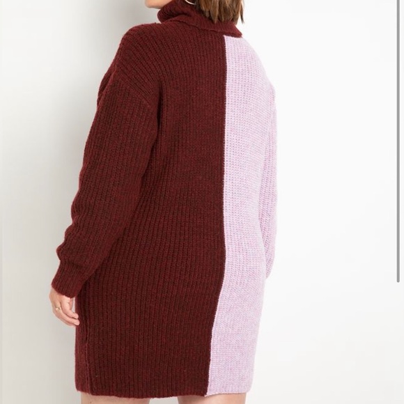 NWT ELOQUII Turtleneck Tunic Sweater Dress - Picture 3 of 8